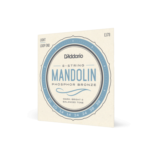 EJ73 Mandolin Strings, Phosphor Bronze, Light, 10-38